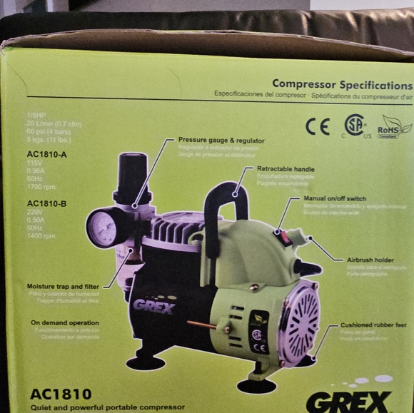 Grex GCK01 Airbrush Combo kit - Picture 2 of 6